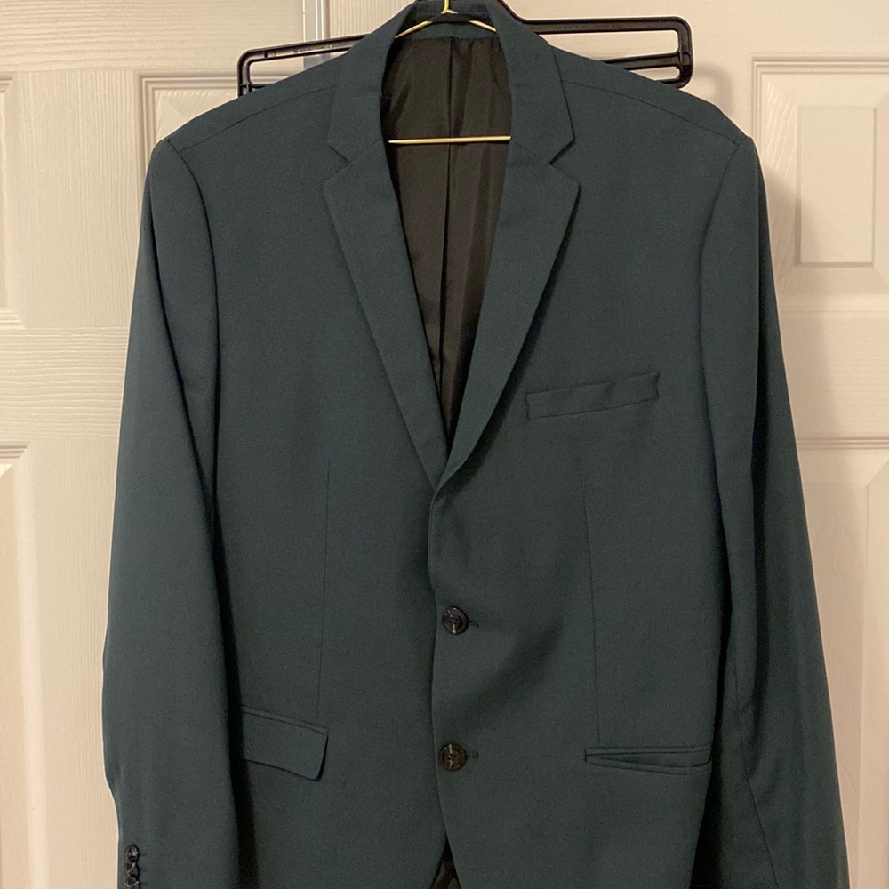 Jack and Jones green suit